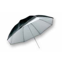 Menik SM-05 Paraplu wit/zwart/zilver 101 cm wisselbaar